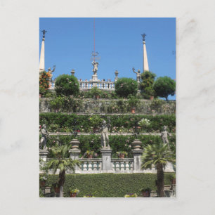 Borromeo Palace i Stresa, Italien Vykort