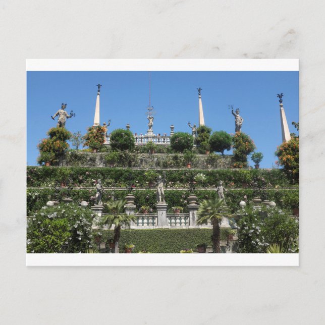 Borromeo Palace i Stresa, Italien Vykort (Framsida)