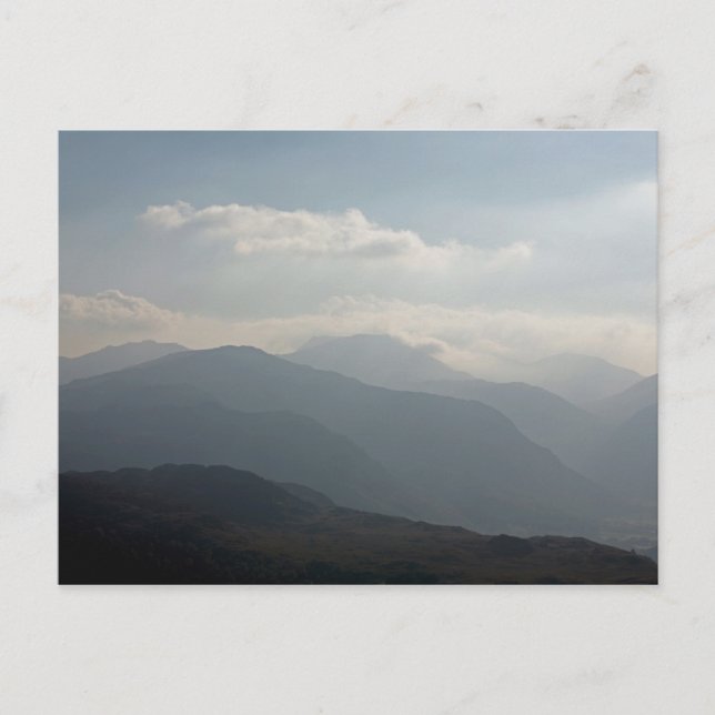 Borrowdale Keswick Sjö District England Vykort (Framsida)