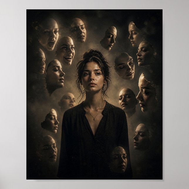 Borrowed Faces Affisch (Framsidan)