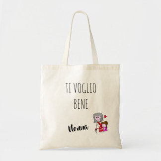 Borsa Ti voglio bene Nonna - femminuccia Tote Bag Tygkasse