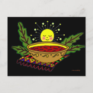 Borsch Power Ukrainska folkArt Vykort