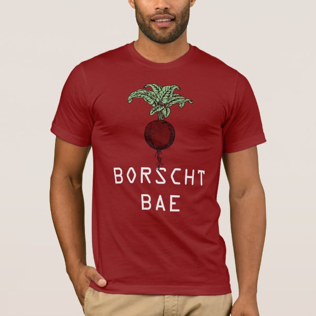 Borscht Bae manar-tröja T Shirt (Framsida)