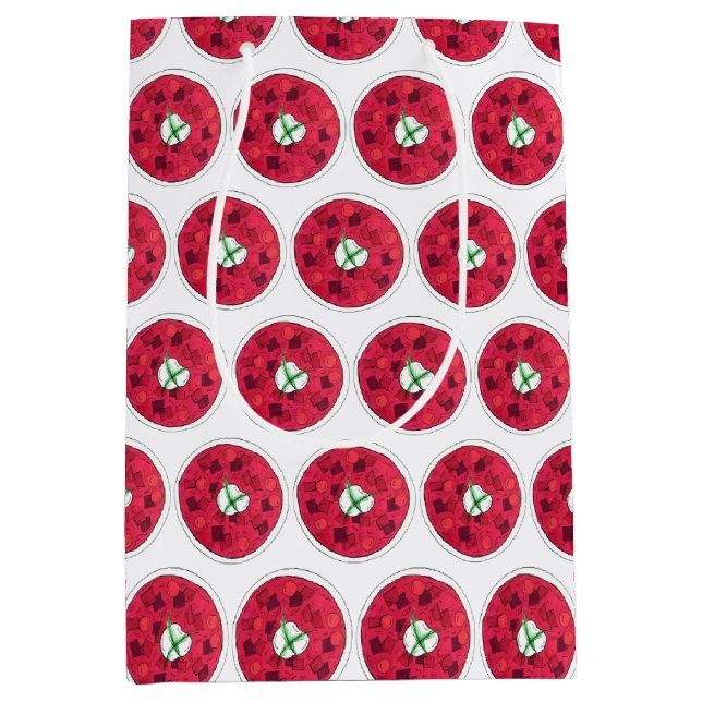 Borscht Östra European Red Beet Beet Soppa (Framsidan)