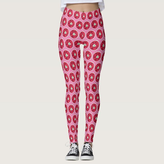 Borscht Östra European Red Beet Beet Soppa Leggings (Framsida)