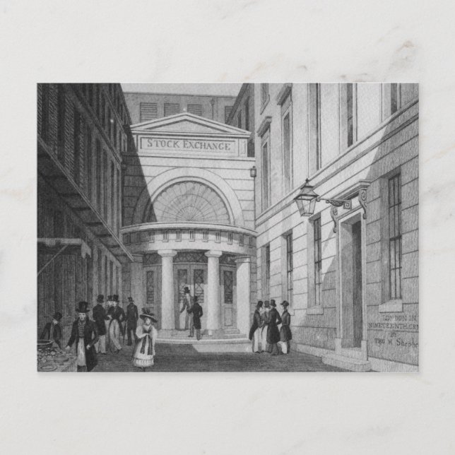 Börsen, London, från 'Metropolitan Vykort (Framsida)