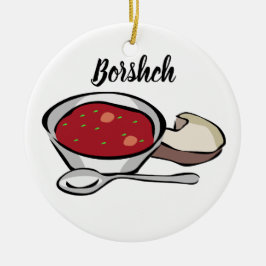 Borshch Ceramic Julgran Ornament
