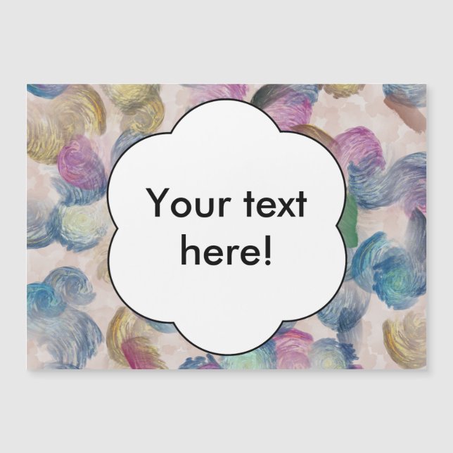 Borsta slår abstrakt design (Framsida)