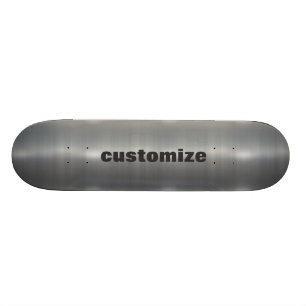 Borstad aluminium skateboard bräda 20 cm