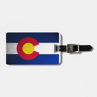 Borstad Colorado flagga Bagagebricka