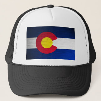 Borstad Colorado flagga Truckerkeps
