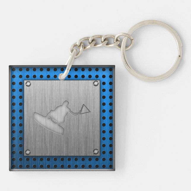 Borstad Metall-look Wakeboarder (Baksidan)