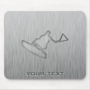 Borstad Metall-look Wakeboarder Musmatta