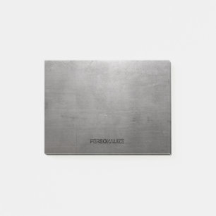 Borstad metallstruktur post-it block