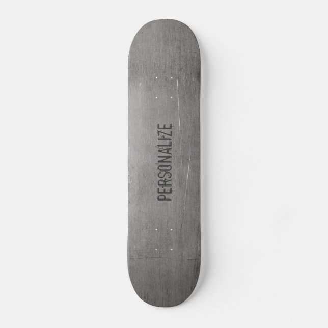 Borstad metallstruktur skateboard bräda 19,5 cm (Framsida)