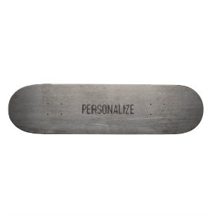 Borstad metallstruktur skateboard bräda 19,5 cm