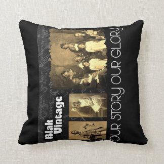 Borstad polyBlakvintagedekorativ kudde