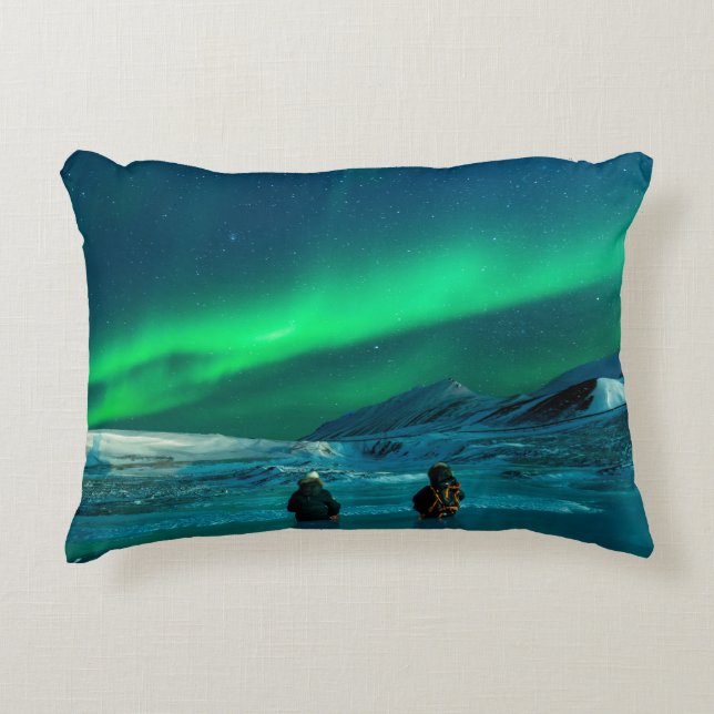 borstad polyester prydnadskudde (Framsidan)