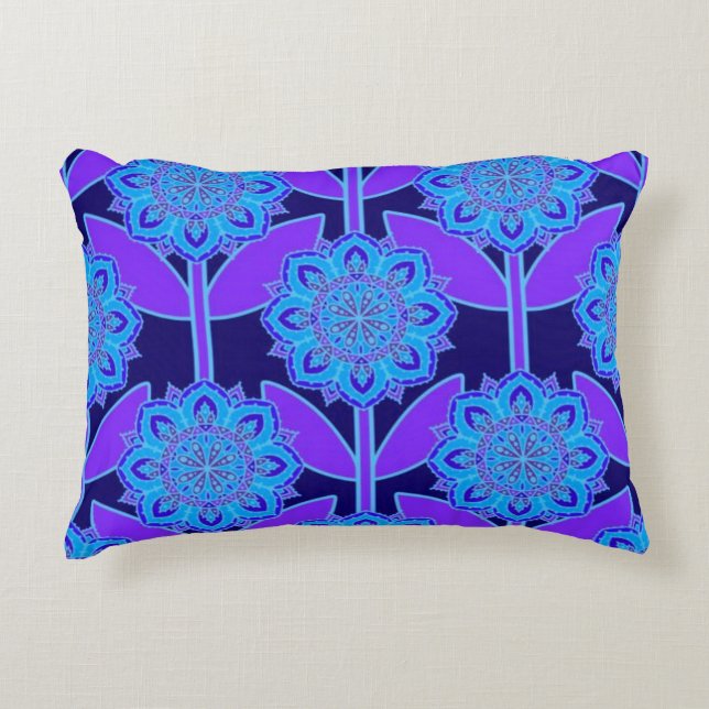 borstad polyester prydnadskudde (Framsidan)