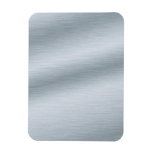 Borstad silverLookbakgrund Magnet