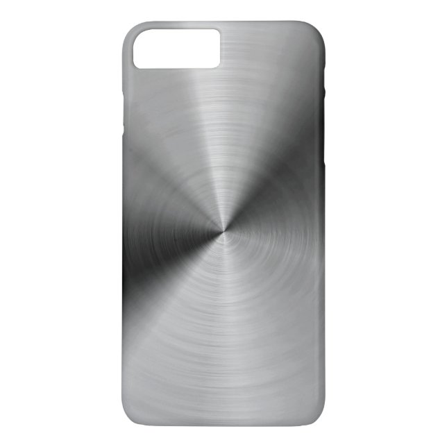 Borstad silvermetall Case-Mate iPhone skal (Baksida)