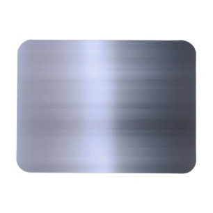 Borstad texturerad silvermetall magnet