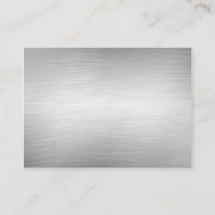 Borstade Aluminum metallvisitkortar Visitkort