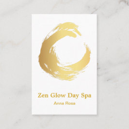 *~* borstar abstrakt guld för den Reiki Visitkort