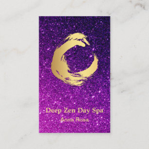 Borstar den guld- zenen för *~*glitter den Reiki Visitkort