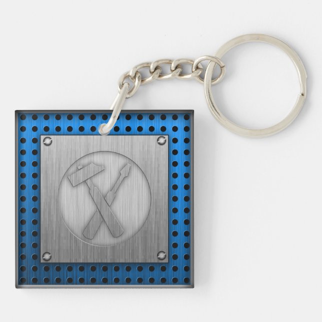 Borstat Metall-look snickareverktyg (Baksidan)