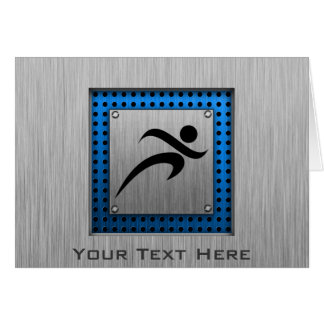 Borstat metalllookspring hälsningskort