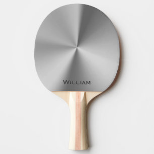 Borstat metallpersonlignamn pingisracket
