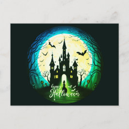 Bort Castle Happy halloween Creepy Helg Vykort