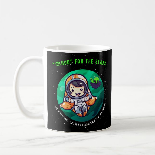 BORT FÖR START, ASTRONAUT KAFFEMUGG (Vänster)