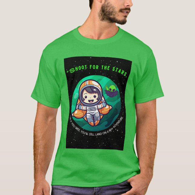 BORT FÖR START, ASTRONAUT T SHIRT (Framsida)