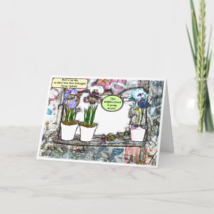 "Bort från min Gräsmatta!" Lustigt att få äldre fö Kort