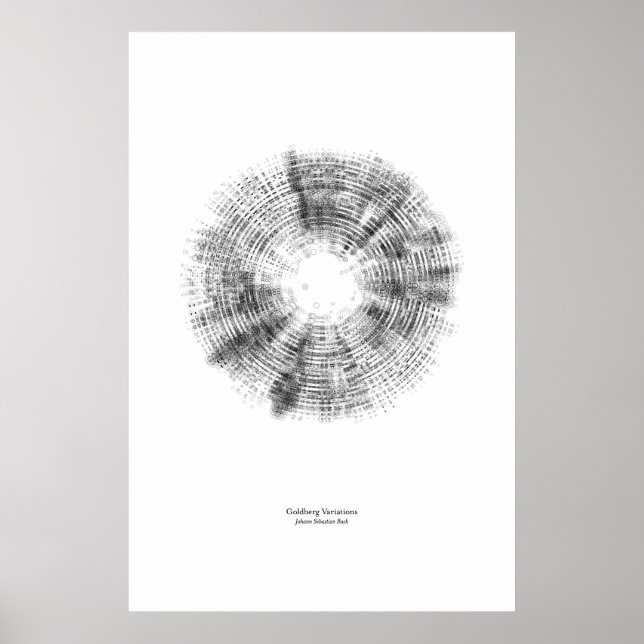 Bort från staben: Goldbergvariationer Poster (Framsidan)