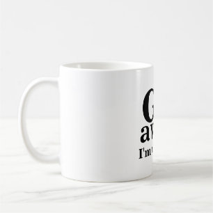 Bort, GÅR, den tänkande I-förmiddagen Kaffemugg