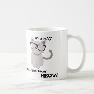 BORT GÅR jag förmiddagen som den LÄS- HÖGER JA Kaffemugg
