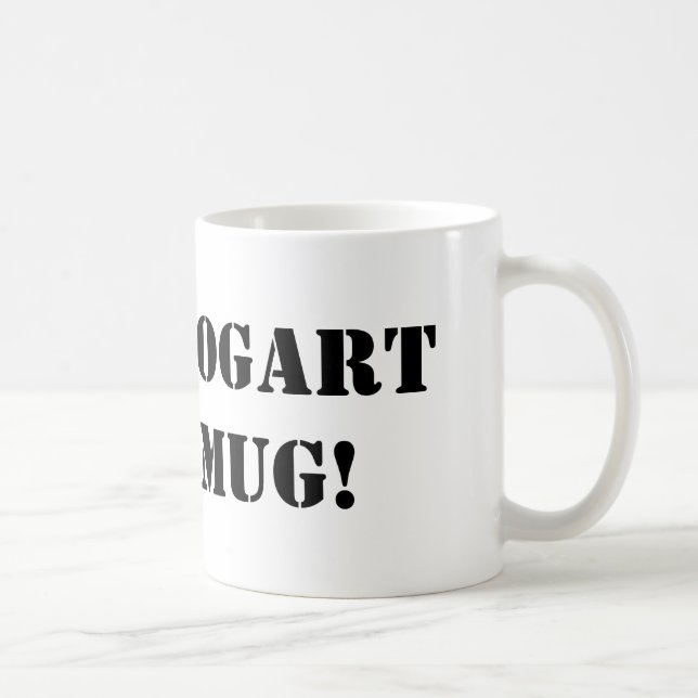 Bort inte med mugg! kaffemugg (Höger)