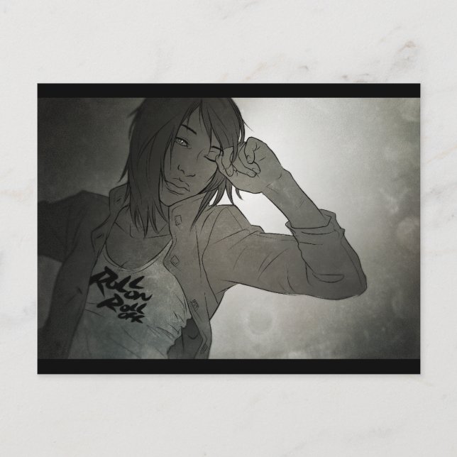 Bort inte... vykort (Framsida)