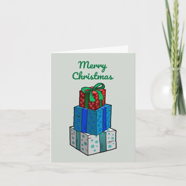 Bort julklapp helgkort (Framsida)