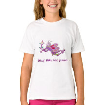 "Bort med älvorna" flick-T-shirt