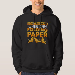 Bort mig inte när jag viker papper Origami Master Hoodie