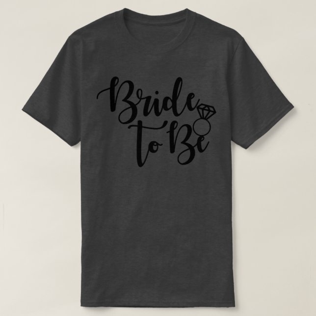 Bort om att vara framtida fru Bröllop Ring T Shirt (Design framsida)