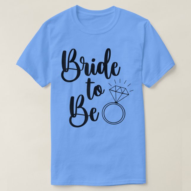Bort om att vara framtida fru Bröllop Ring T Shirt (Design framsida)