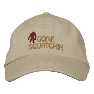 Bort Squatchin Broderad Hatt Keps