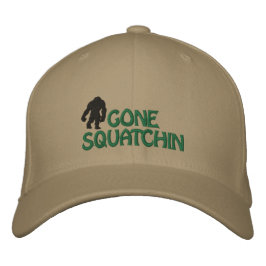 Bort Squatchin Broderad mössa Keps