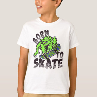BORT TILL SKAT - HÖGRE Katt på Skateboard T Shirt