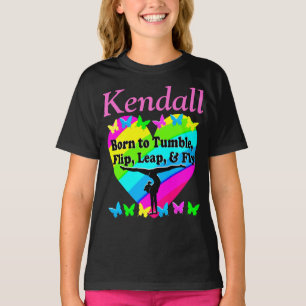 BORT TILL TUMBLE PERSONLIG GYMNAST T SHIRT